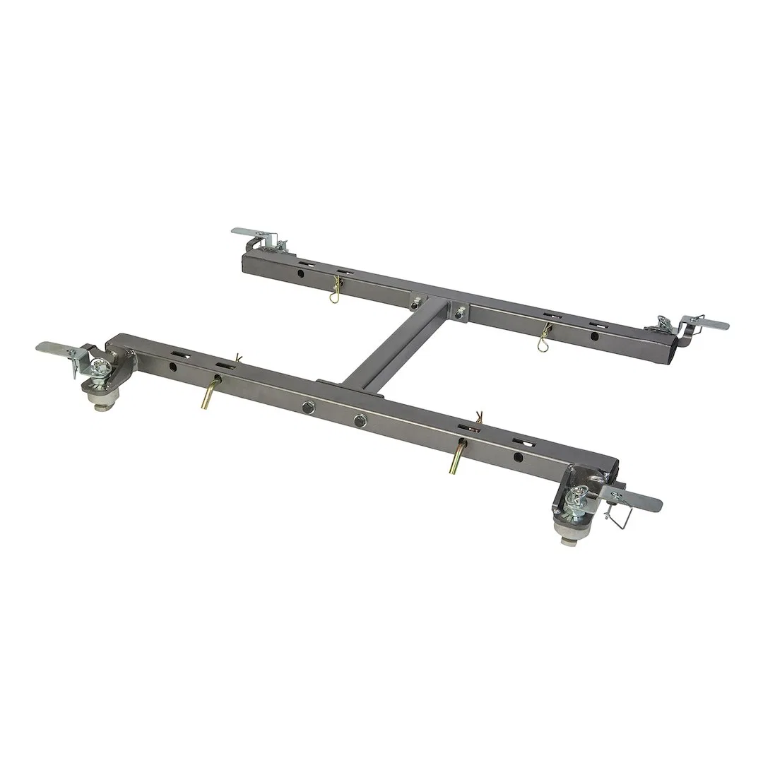 33146 – HUSKY TOWING Fifth Wheel Trailer Hitch Rail Adapter, Use To Mount Standard Fifth Wheels To Under Bed Rail Kit...